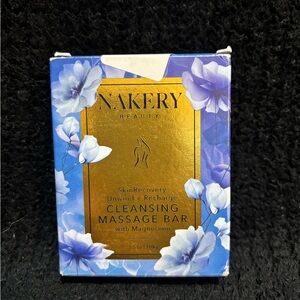 Nakery Beauty Cleansing Massage Bar — Blue & Gold